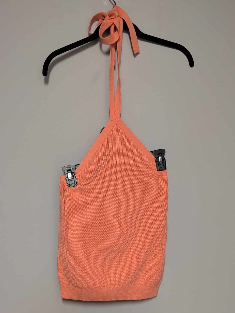 J. Crew Coral Halter Knit Camisole